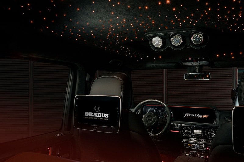 Brabus 700 WIDESTAR by fostla.de Mercedes-Benz G-Class G63 AMG G-Wagon Truck SUV Sportscar Tuning Custom Star Sky Night Roof Liner Luxury Automotive