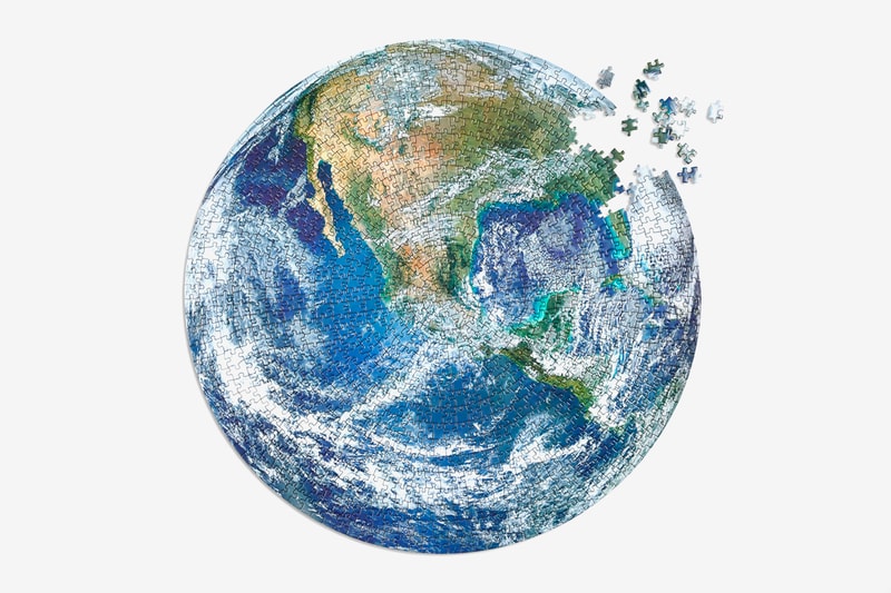 Four Point Puzzles Earth Day Puzzle 50th anniversary Western Hemisphere Pacific Ocean NASA image