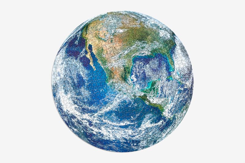 Four Point Puzzles Earth Day Puzzle 50th anniversary Western Hemisphere Pacific Ocean NASA image