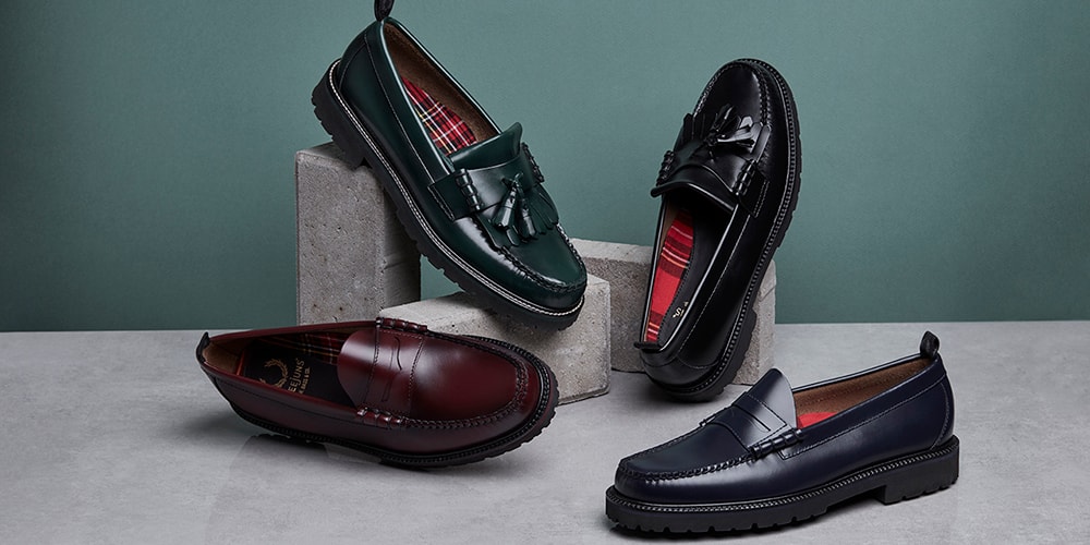FRED PERRY×G.H.BASS Weejuns ローファー UK 7