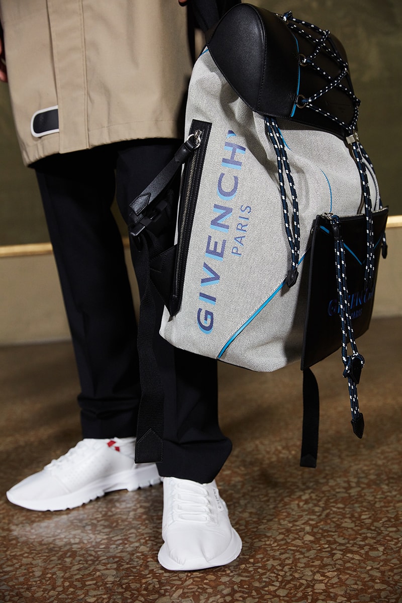 Givenchy Bond Bag Summer 2020 Mens Collection Original Shopper Backpack Belt Bag Duffle Crossbody Clare Waight Keller Strings Chains Detailing Release Information