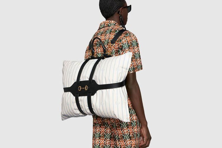 Gucci's $3,000 USD Backpack Pillow Holder Merges Style and Functionality