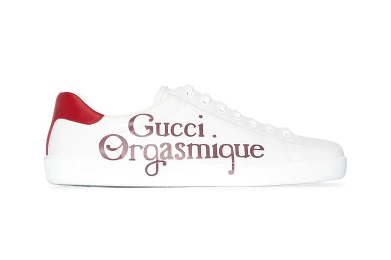 Gucci Orgasmique Red Low Top Ace Sneaker | Hypebeast