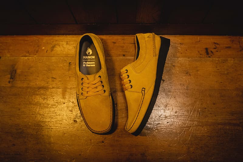 hanon padmore barnes higgins release information details buy cop purchase beige suede sunflower yellow