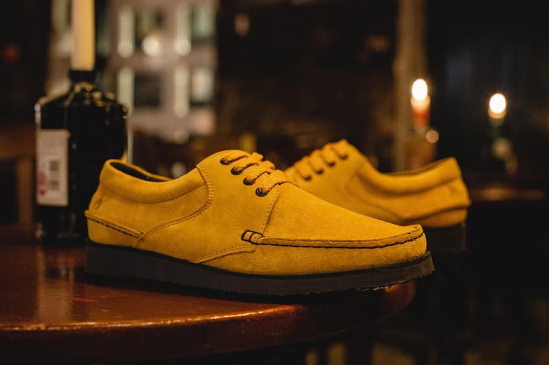 hanon padmore barnes higgins release information details buy cop purchase beige suede sunflower yellow