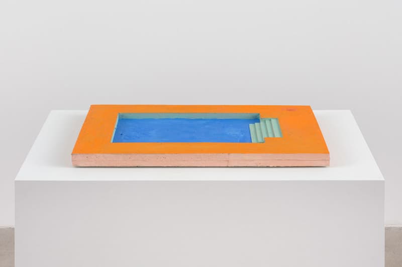 Harold Ancart "Pools" David Zwirner Gallery Styrofoam Sculptures Swimming Pools 3D Concrete Basin Stairs