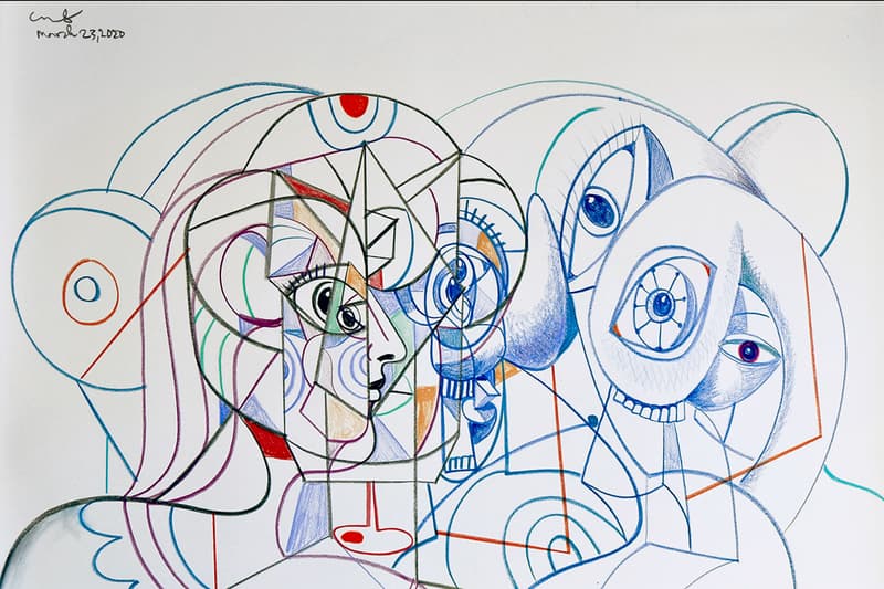 hauser and wirth gallery art george condo online drawings exhibition distanced figures social isolation sales world health organization distancing coronavirus covid-19