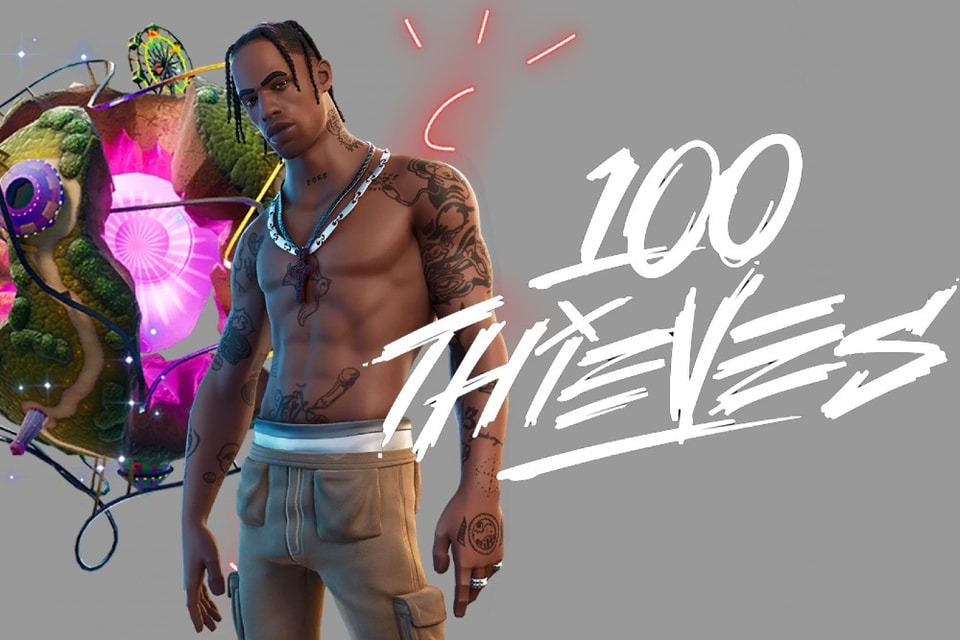 100 Thieves Travis Scott Fortnite Livestream Event Hypebeast