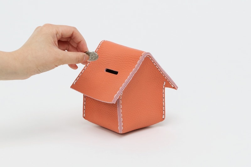 hender scheme diy craft yourself home piggy coin money bank cow leather release drop info natural white orange blue