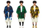 HOMME PLISSÉ Issey Miyake Drops Artful Action Painting Coats