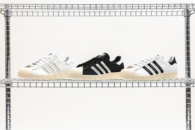 human made nigo adidas originals superstar 80 release information black white closer look details buy cop purchase gears for futuristic teenagers