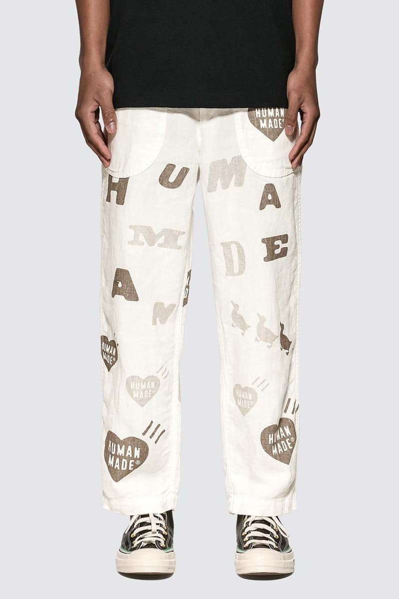 human made spring summer 2020 collection release t shirt 1901 deck pants all over print nigo