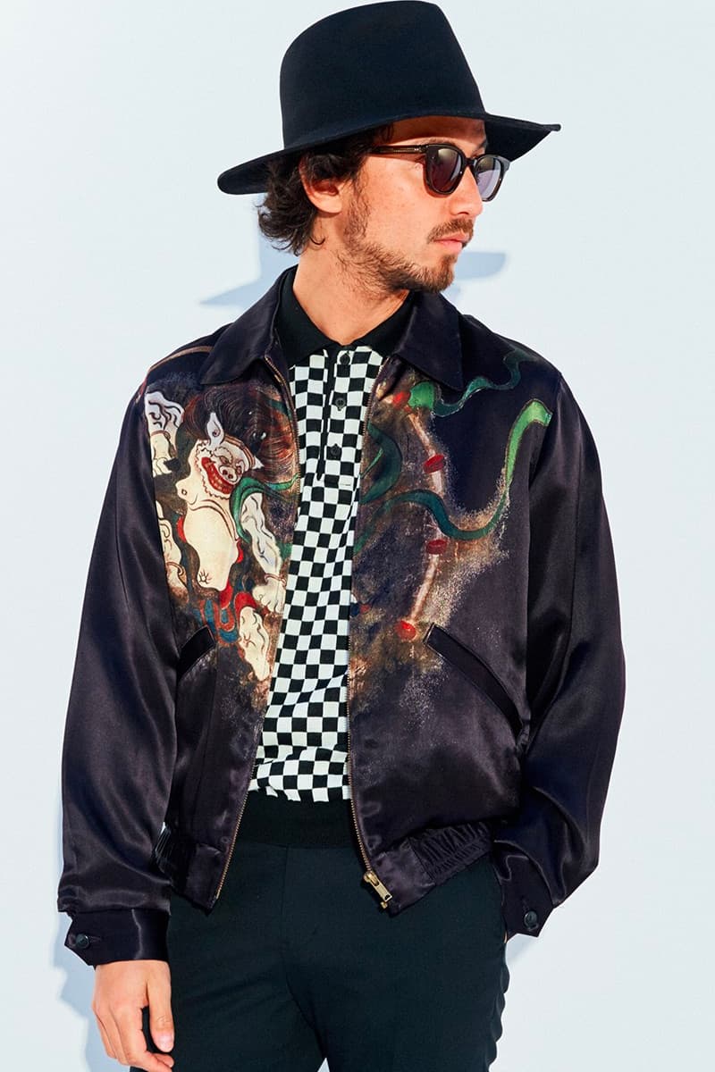 Hysteric Glamor Ogata Korin Souvenir Jacket Hawaiian Shirt Release Wing God Fujin Raijin Zu Raijin Painting Artwork Japan Japanese Fashion Streetwear Nobuhiko Kitamura Nobu 