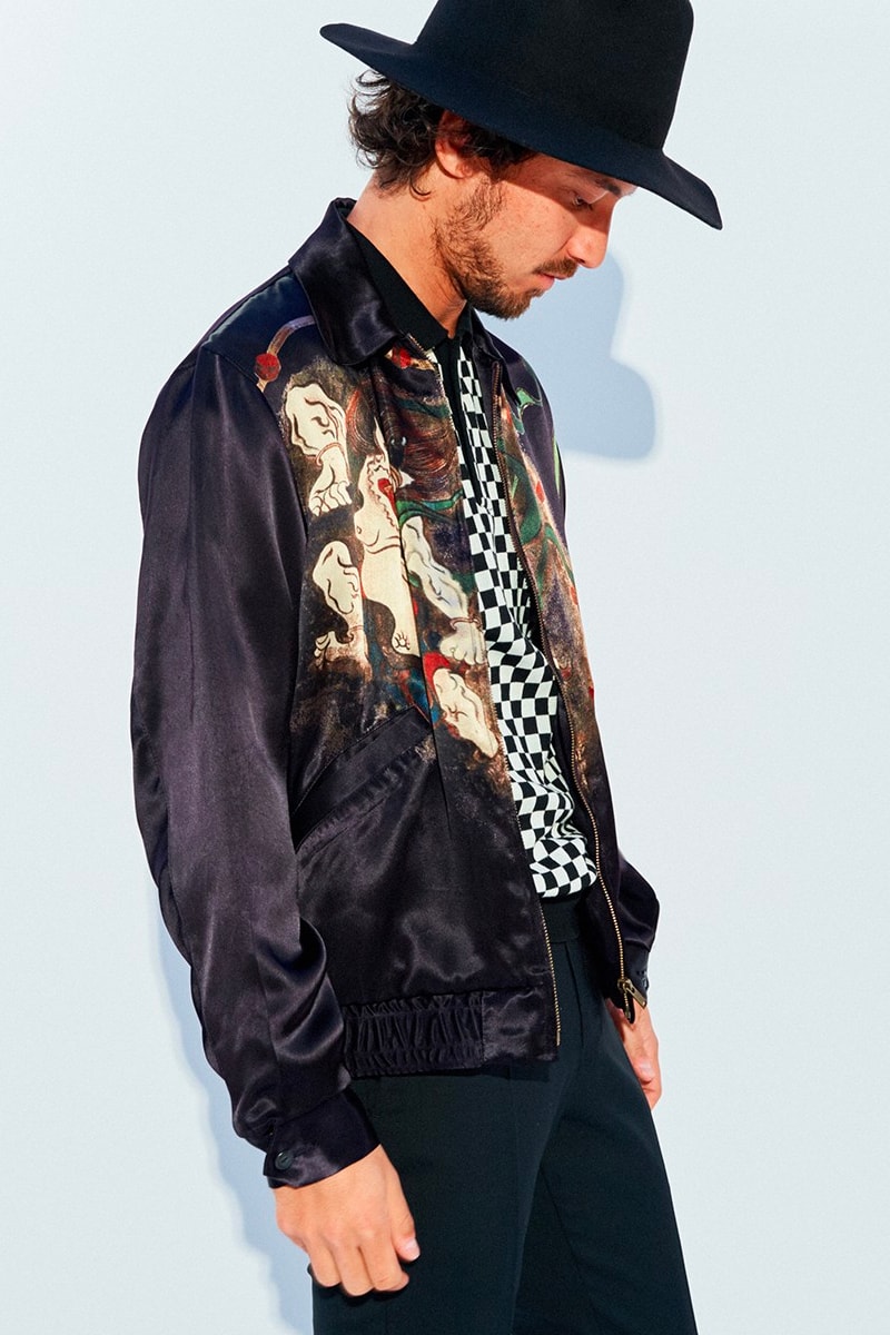 Hysteric Glamor Ogata Korin Souvenir Jacket Hawaiian Shirt Release Wing God Fujin Raijin Zu Raijin Painting Artwork Japan Japanese Fashion Streetwear Nobuhiko Kitamura Nobu 