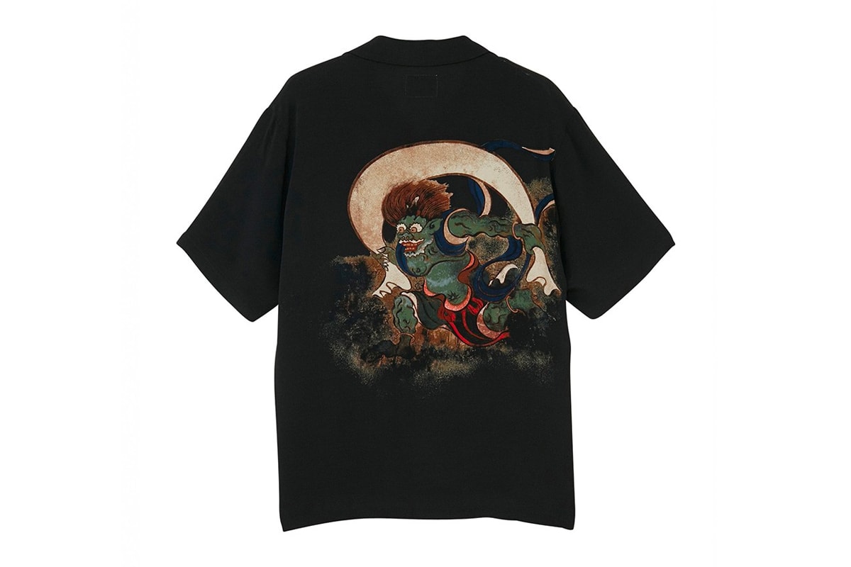 Hysteric Glamor Ogata Korin Souvenir Jacket Hawaiian Shirt Release Wing God Fujin Raijin Zu Raijin Painting Artwork Japan Japanese Fashion Streetwear Nobuhiko Kitamura Nobu 