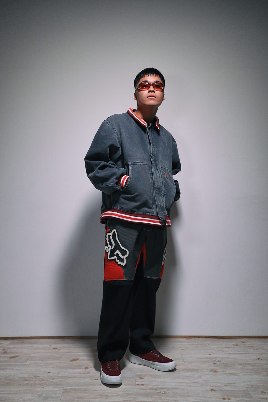 Ichiryu made x Awesome Boy Fall/Winter 2020 Remake Collection Upcycling Sustainability Remade Reworked Vintage Clothing Champion Coogi Sweater
