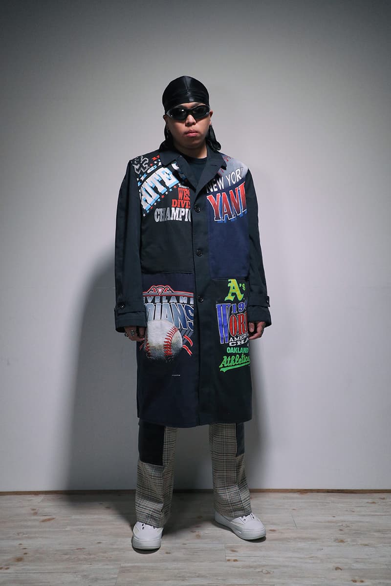 Ichiryu made x Awesome Boy Fall/Winter 2020 Remake Collection Upcycling Sustainability Remade Reworked Vintage Clothing Champion Coogi Sweater