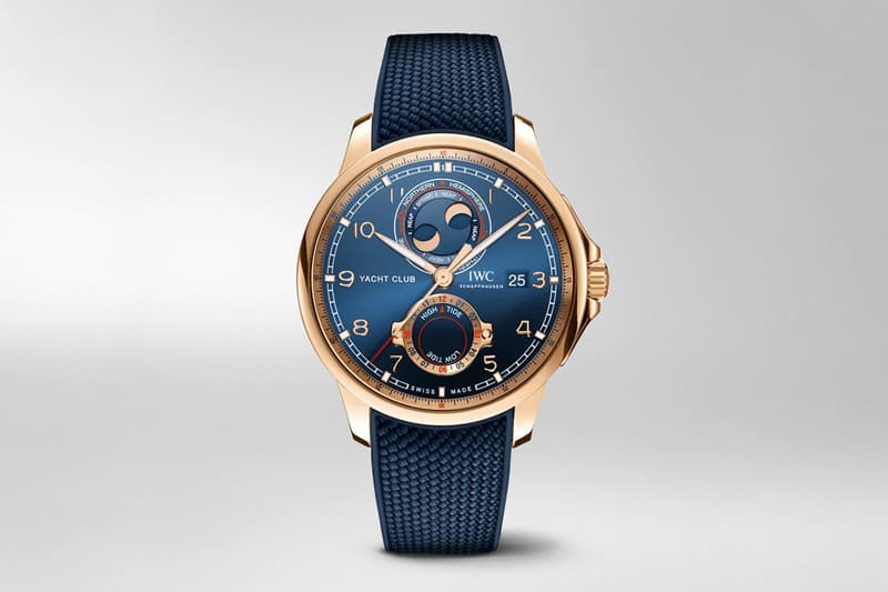 IWC 2020 Portugieser Yacht Club Moon & Tide Watch timepiece release date info price gold