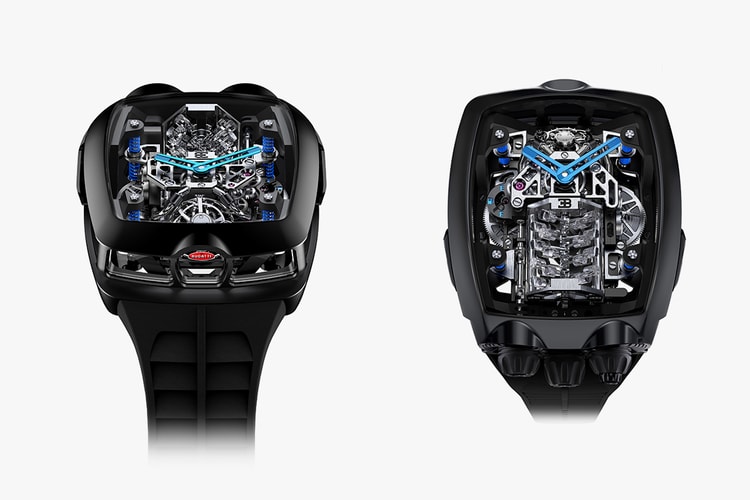 The Bugatti x Jacob & Co. Chiron Tourbillon Hides a Working 16-Cylinder Engine