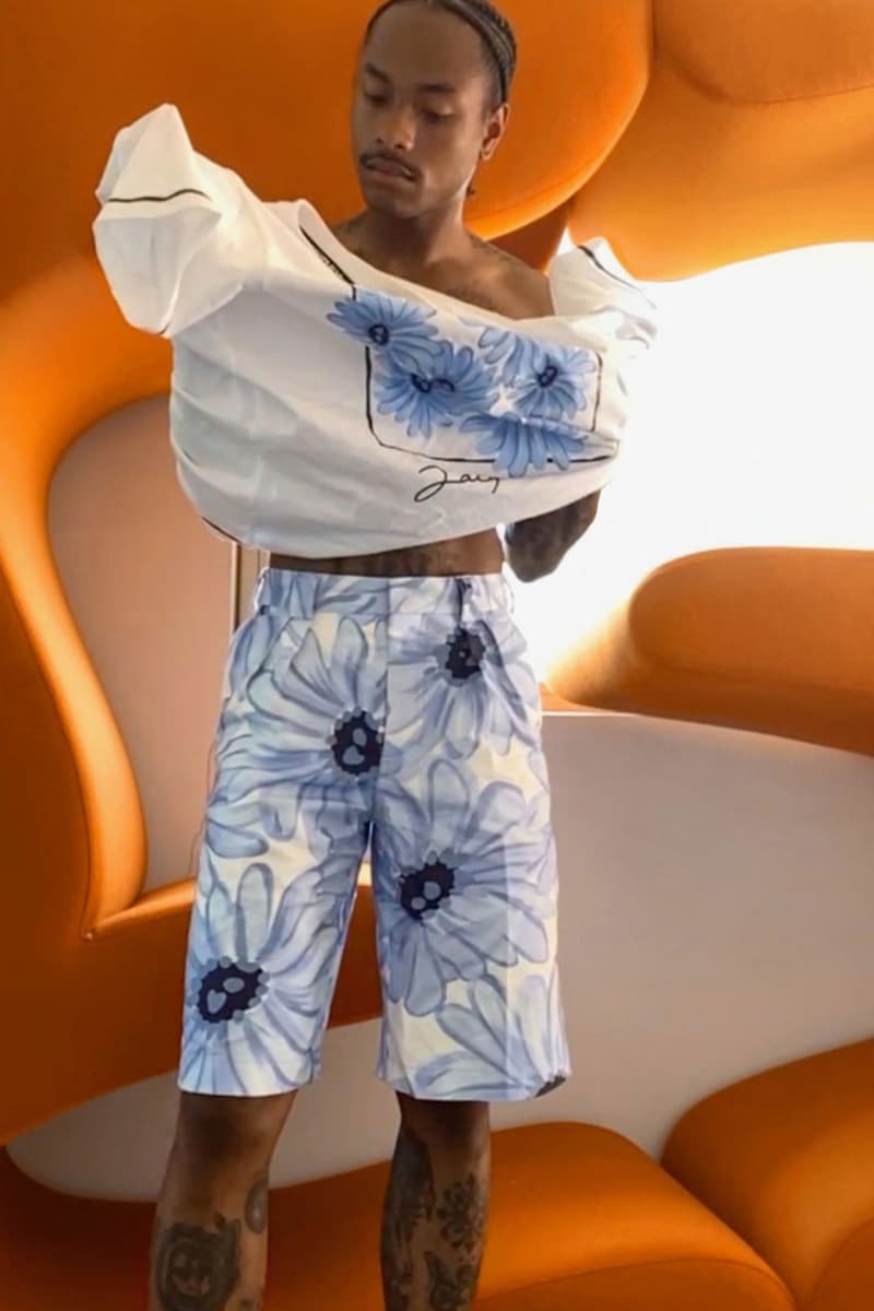 Jacquemus Spring/Summer 2020 Campaign Steve Lacy Pierre-Ange Carlotti Facetime Photographs "Jacquemus at Home" Series Sunglasses T-shirts Flowers Shorts