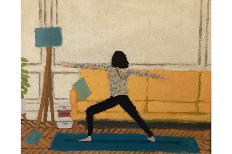 jean jullien home slice chandran gallery online exhibition artworks paintings