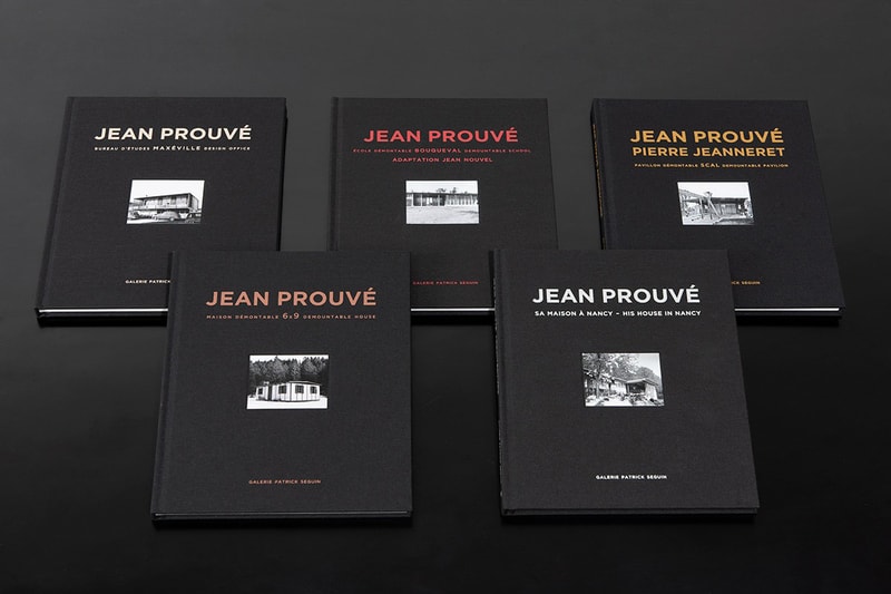 jean prouve architecture book set galerie patrick seguin
