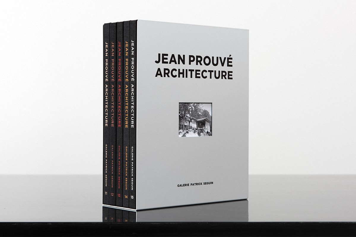 jean prouve architecture book set galerie patrick seguin