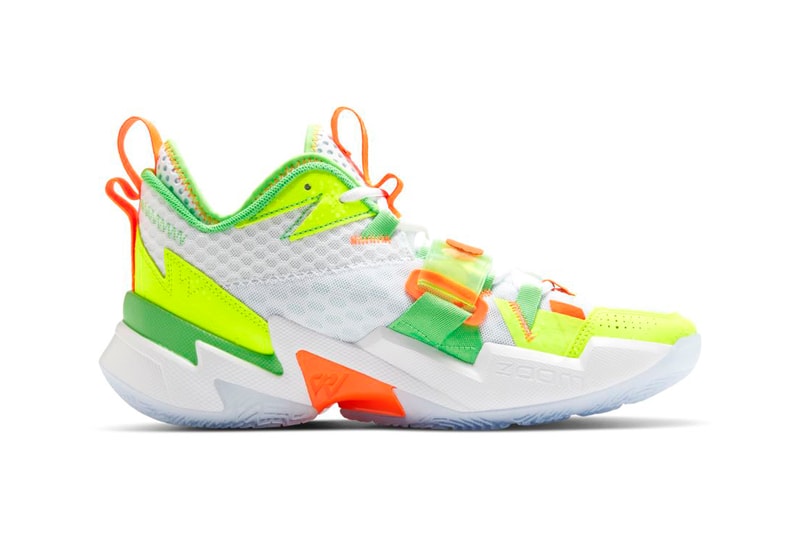 Jordan Why Not Zer0.3 "Splash Zone" PE First Look Release Information Footwear Basketball Super Soaker Inspired Childhood Memories Russell Westbrook Court Bold Design Sneakers Drop Dates Cop Online