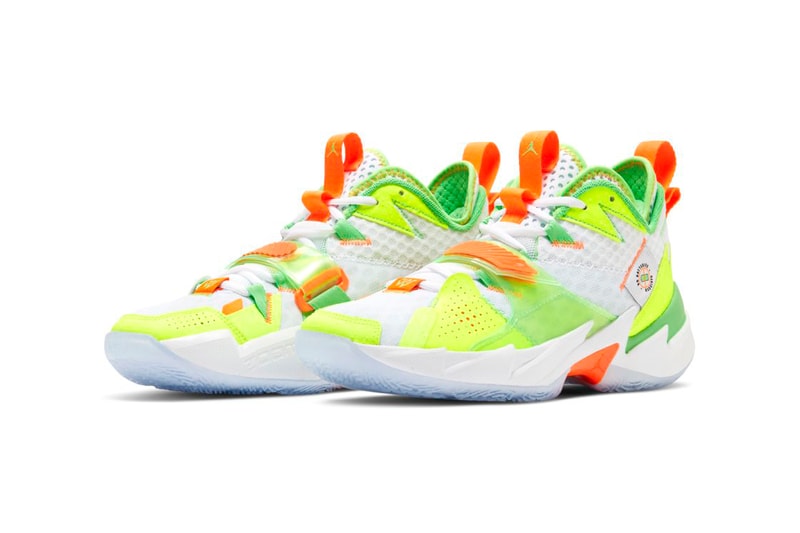 Jordan Why Not Zer0.3 "Splash Zone" PE First Look Release Information Footwear Basketball Super Soaker Inspired Childhood Memories Russell Westbrook Court Bold Design Sneakers Drop Dates Cop Online