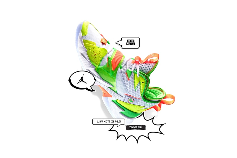 Jordan Why Not Zer0.3 "Splash Zone" PE First Look Release Information Footwear Basketball Super Soaker Inspired Childhood Memories Russell Westbrook Court Bold Design Sneakers Drop Dates Cop Online