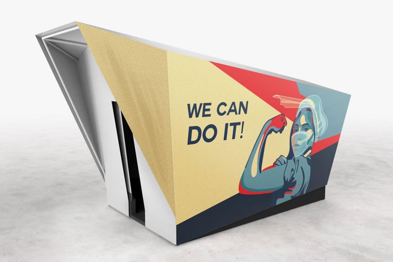 Jupe Teams up With Artists to Build Recovery Units for Frontline Medical Workers