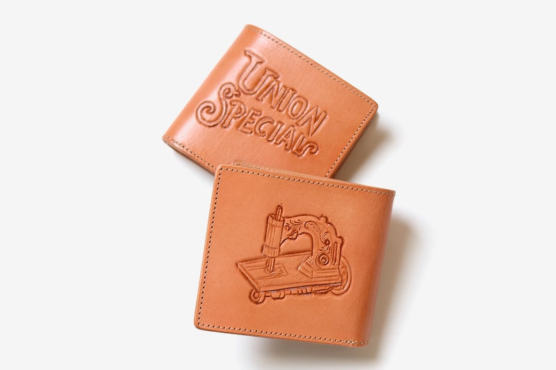KAPITAL natural Leather Hand Carved Sewing Machine motif Wallet union special drop release info