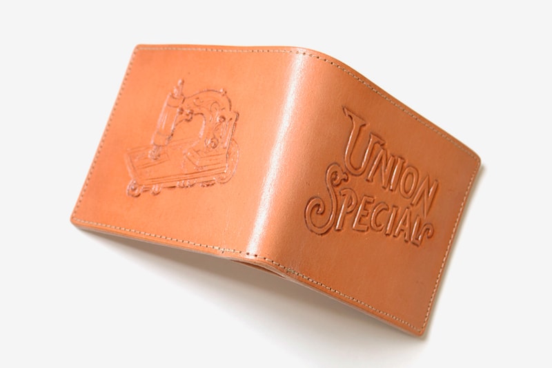 KAPITAL natural Leather Hand Carved Sewing Machine motif Wallet union special drop release info