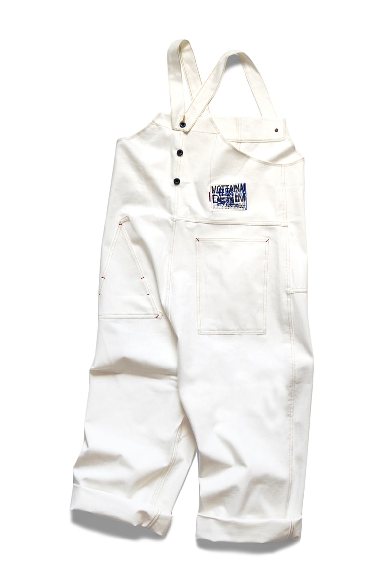 KAPITAL Denim HAPPY Overalls menswear streetwear japanese label brand okayama spring summer 2020 collection indigo white deconstructed kountry japan
