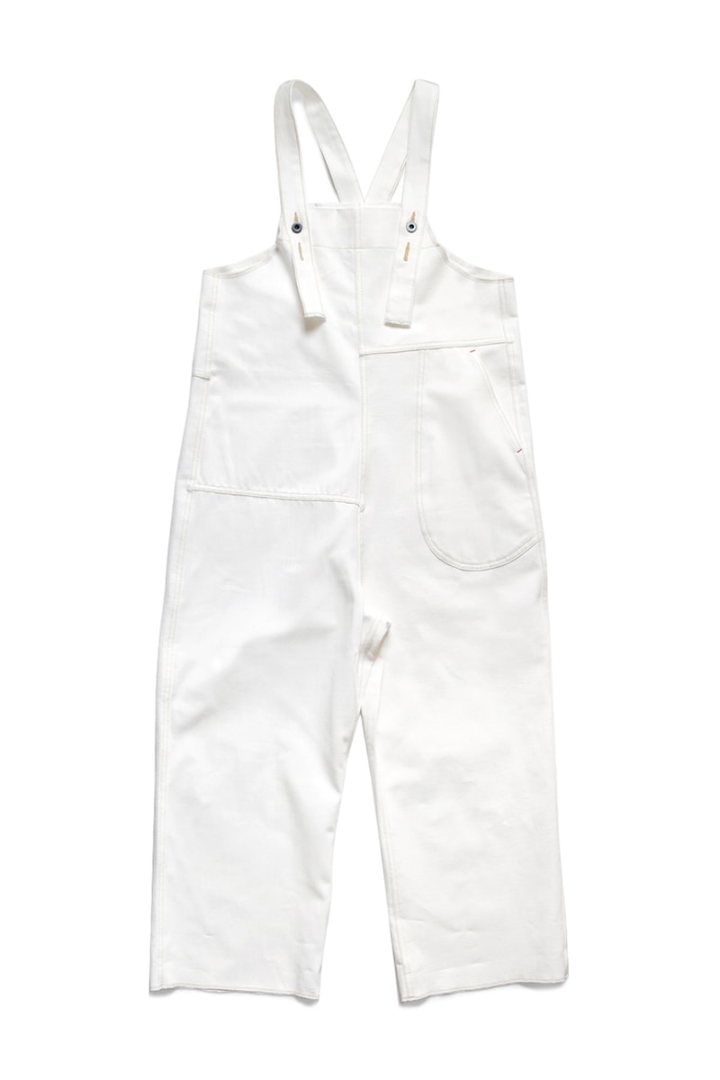 KAPITAL Denim HAPPY Overalls menswear streetwear japanese label brand okayama spring summer 2020 collection indigo white deconstructed kountry japan