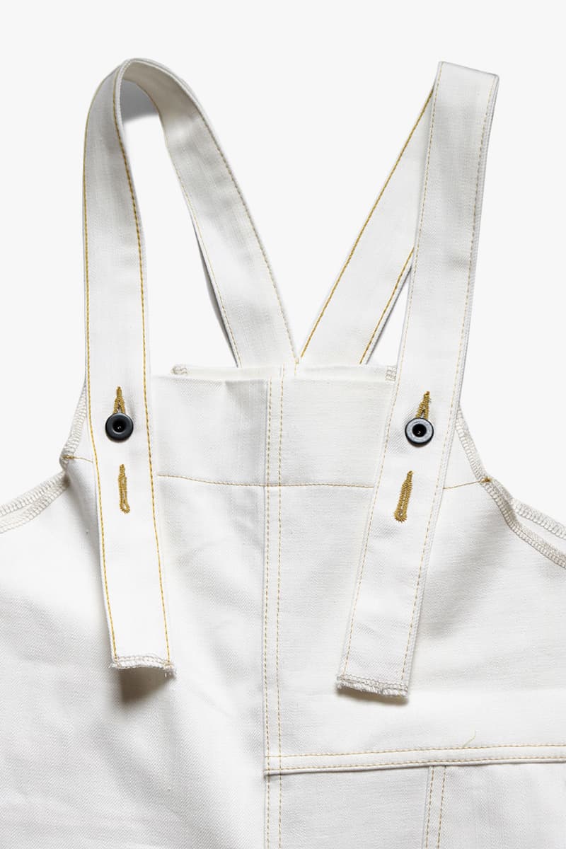KAPITAL Denim HAPPY Overalls menswear streetwear japanese label brand okayama spring summer 2020 collection indigo white deconstructed kountry japan
