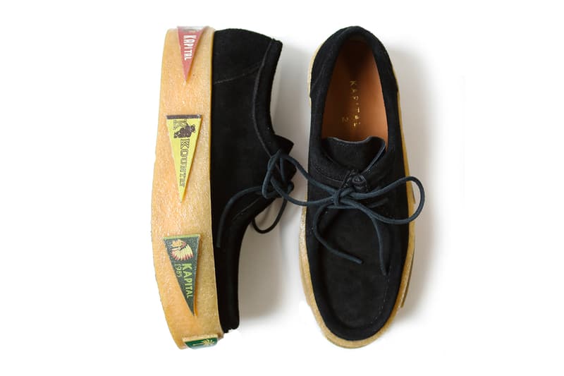 KAPITAL Leather SURF Wallaby Release shoes footwear crepe Sole thick shoes japan sneakers moc toe