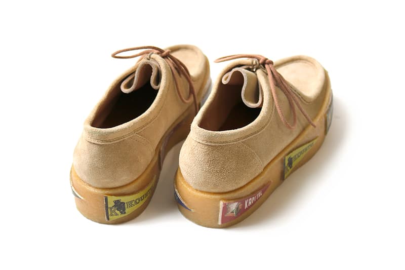 KAPITAL Leather SURF Wallaby Release shoes footwear crepe Sole thick shoes japan sneakers moc toe
