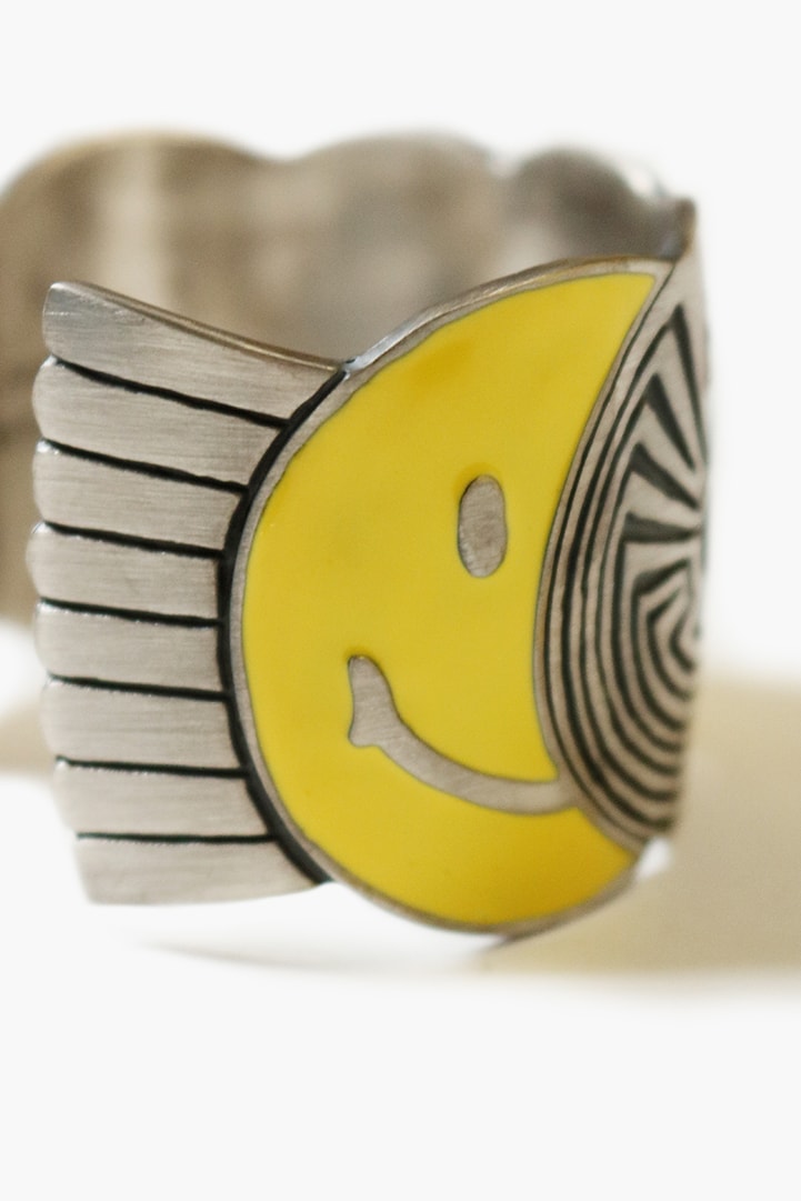 Kapital Smiley Rings brass maze design ss20 spring summer 2020 