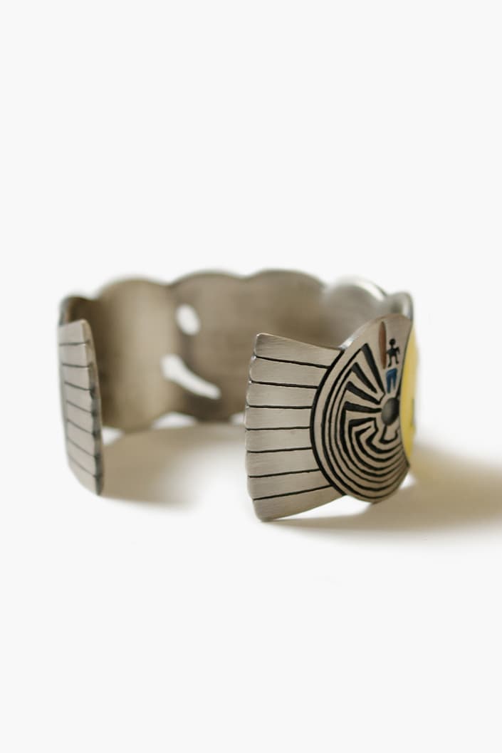 Kapital Smiley Rings brass maze design ss20 spring summer 2020