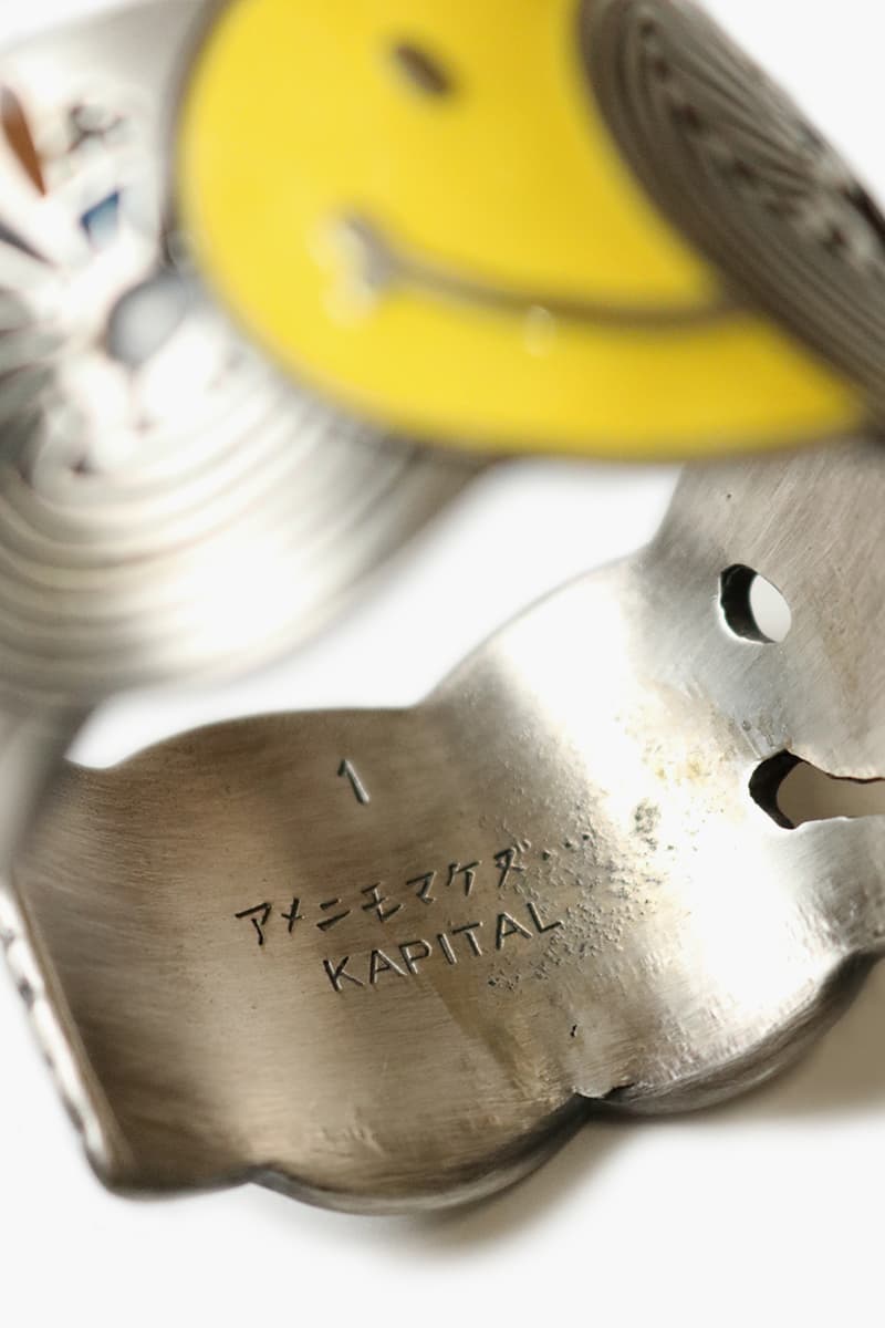 Kapital Smiley Rings brass maze design ss20 spring summer 2020
