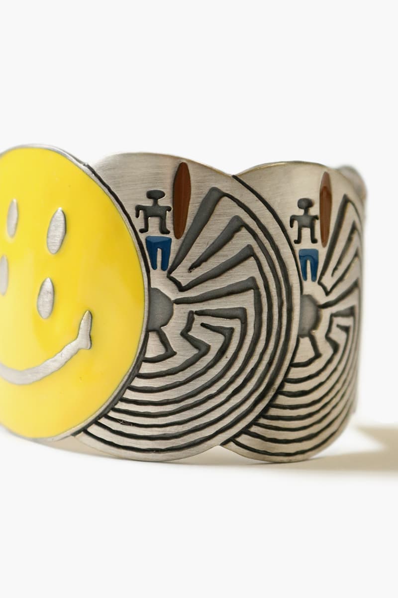 Kapital Smiley Rings brass maze design ss20 spring summer 2020 