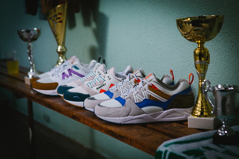 Karhu trophy pack fusion 2.0 aria 95 release information buy cop purchase lunar rock dazzling blue bright white buckthorn brown stargazer flame F803060 F804074 F804079