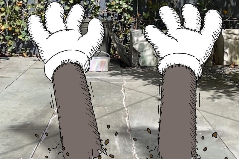 kaws acute art augmented reality drawings 