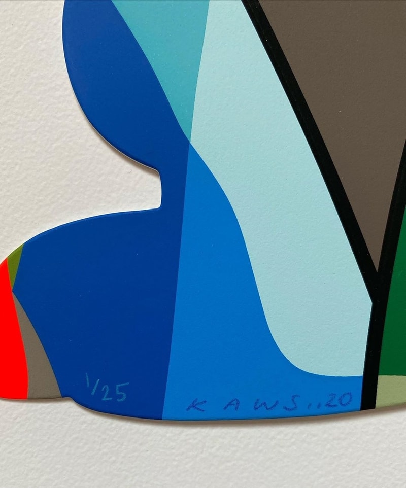 kaws free arts nyc limited shaped prints artworks editions