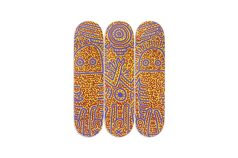 Keith Haring Estate & The Skateroom Release 'Untitled' Skateboards at MoMa Design Store