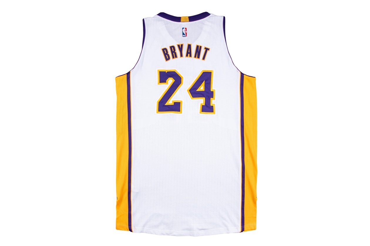 goldin auctions kobe bryant game worn jersey shoes nba championship ring info photos prices