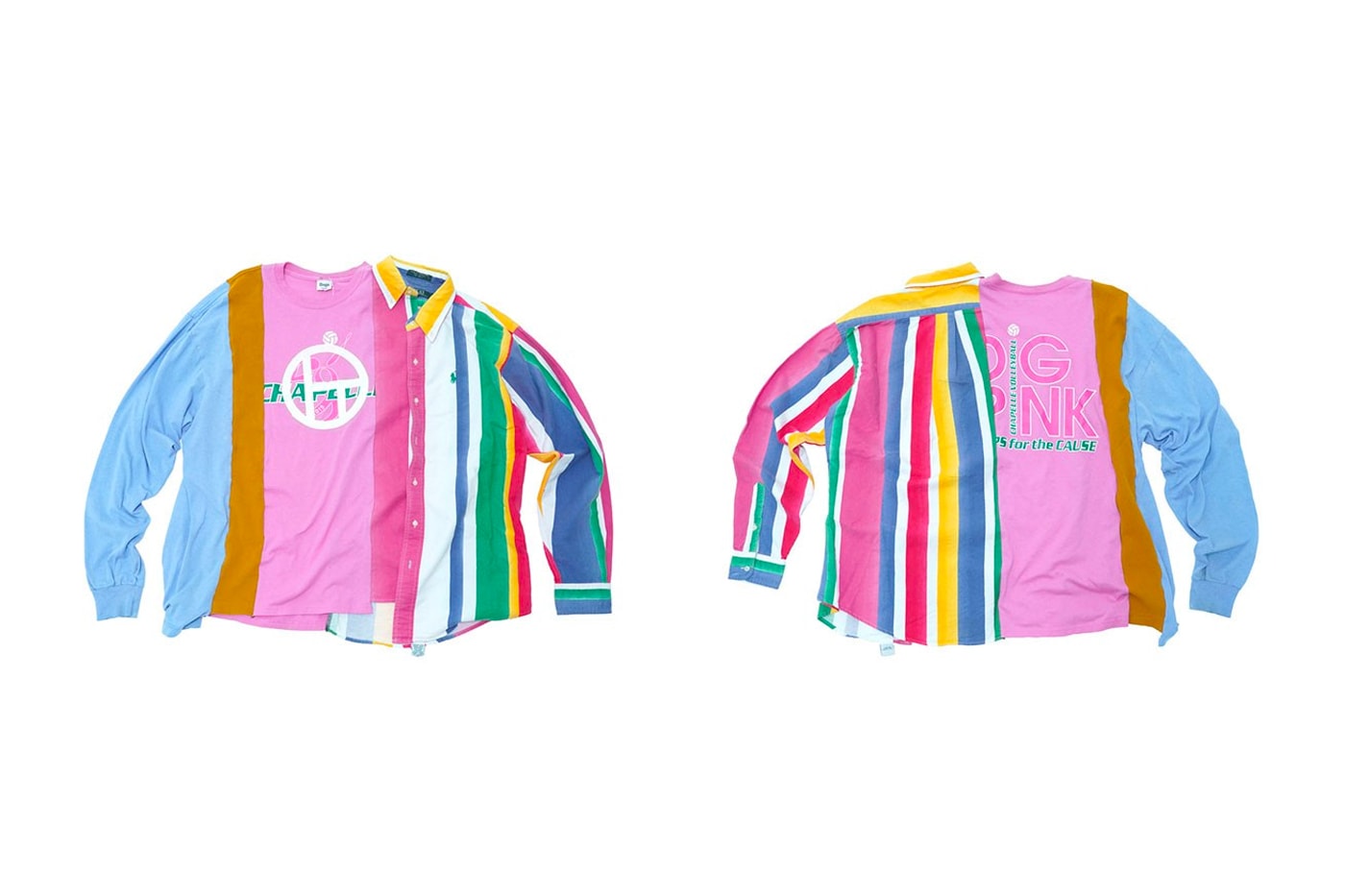 KOHH's Dogs Remake Drops Reworked Jackets & Shirts  dogsoji tokyo vintage grunge patchwork t-shirts button-downs varsity jackets lapel blazers release info drop 