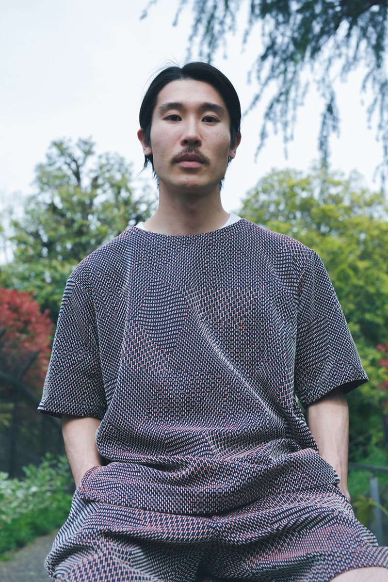 Kuon Early Summer 2020 Lookbook upcycled collection lookbook images sustainable sashiko patterns japanese prints