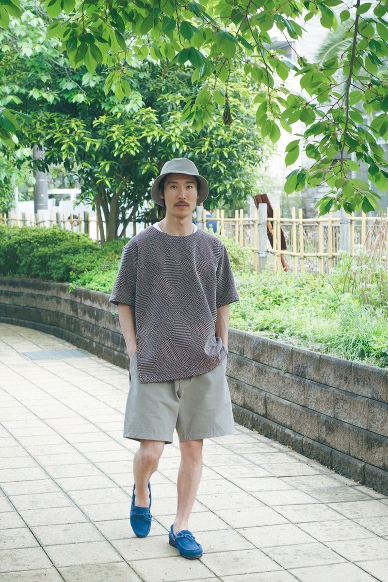 Kuon Early Summer 2020 Lookbook upcycled collection lookbook images sustainable sashiko patterns japanese prints